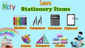 Image result for School Stationery with Names