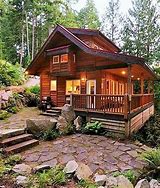 Image result for Small Log Cabin Designs