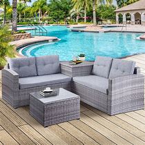 Image result for Patio Furniture with Storage