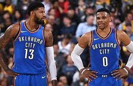Image result for Paul George OKC Playing