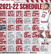 Image result for Printable IU Basketball Schedule