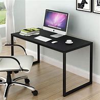 Image result for Long Black Desk