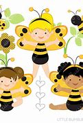 Image result for Cartoon Bumble Bee Baby Girl