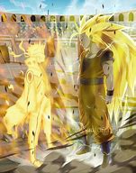 Image result for Goku vs Naruto deviantART