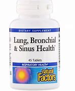 Image result for Natural Factors Lung Bronchial & Sinus Health 90 Tablets
