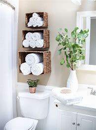 Image result for Small Bathroom Shelving Ideas