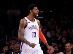 Image result for Paul George Thunder Shoes
