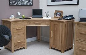 Image result for Oak Corner Desks for Home Office