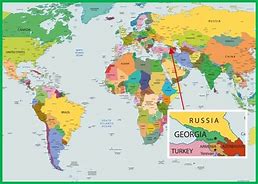 Image result for Georgia Country On World Map