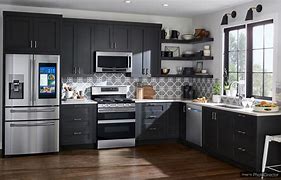 Image result for Picture of Kitchen with All White Samsung Appliances
