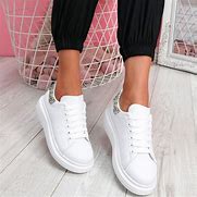 Image result for White Chunky Sneakers Women