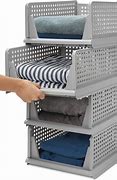 Image result for Clothes Stacking Shelves