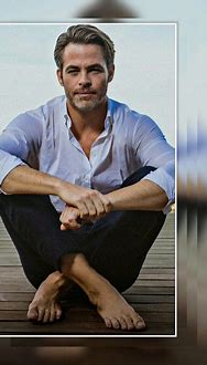 Image result for Actor Chris Pine Barefoot