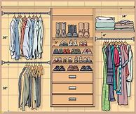 Image result for Closet Shelving Spacing