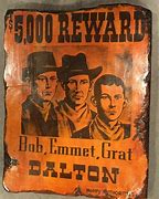 Image result for Dalton Gang Wanted Poster