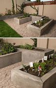 Image result for Concrete Up Stand Planter Box