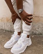 Image result for Clear and White Chanel Sneakers
