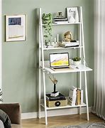 Image result for Leaning Desk with Shelves
