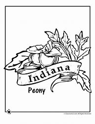 Image result for State of Indiana Coloring Page