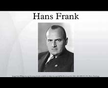 Image result for Who Is Hans Frank
