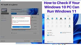 Image result for How to Check If My PC Can Run Windows 11