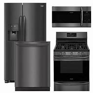 Image result for Frigidaire Black Stainless Appliances