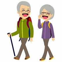 Image result for Senior Citizens Walking Clip Art