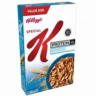 Image result for Kellogg's Special K Protein Breakfast Cereal, Original Multi-Grain Touch Of Cinnamon - 13.3 Oz