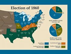 Image result for 1860 Presidential Election Map