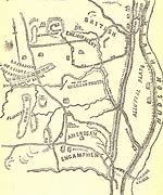 Image result for Simple Map of Saratoga Battle