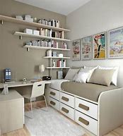 Image result for Small Space Bedroom Desk