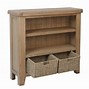 Image result for Small Bookcase with Baskets