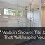 Image result for Walk-In Tiled Showers Pictures