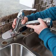Image result for How to Install Kitchen Faucet with Sprayer