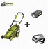 Image result for electric riding lawn mower