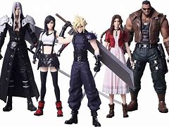Image result for FF7 PS1 Action Figures