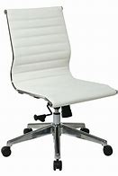 Image result for White Leather Office Desk Chair