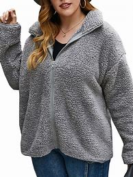 Image result for Sherpa Fleece Jackets for Women
