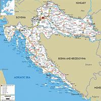 Image result for Croatia City Map
