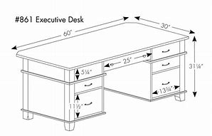 Image result for Executive Desk Size