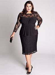 Image result for Plus Size Dress Tops Women