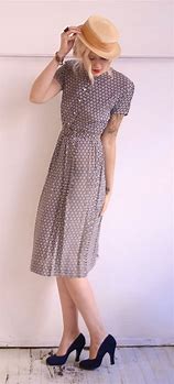 Image result for Vintage 40s Dress