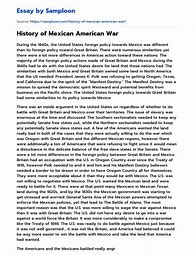 Image result for Mexican-American War Essay