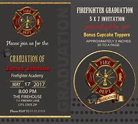 Image result for Graduation Cap Decals Firefighter