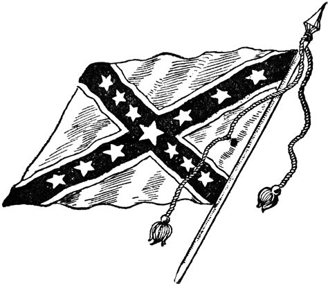 Confederate Battle Flag   ClipArt ETC