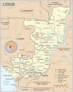 Image result for Map of Africa Highlighting Congo