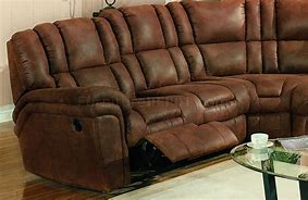 Image result for Microfiber Sectional Sofa with Recliners