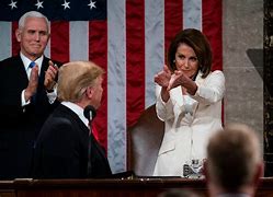 Image result for Pelosi Clapping at Trump during SOTU