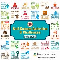 Image result for Positive Self Esteem Activities