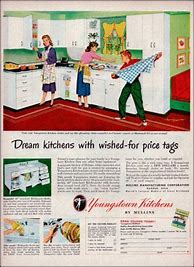 Image result for Vintage Youngstown Kitchen Ads